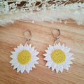 Boucles d'oreilles Marguerite, Tournesol