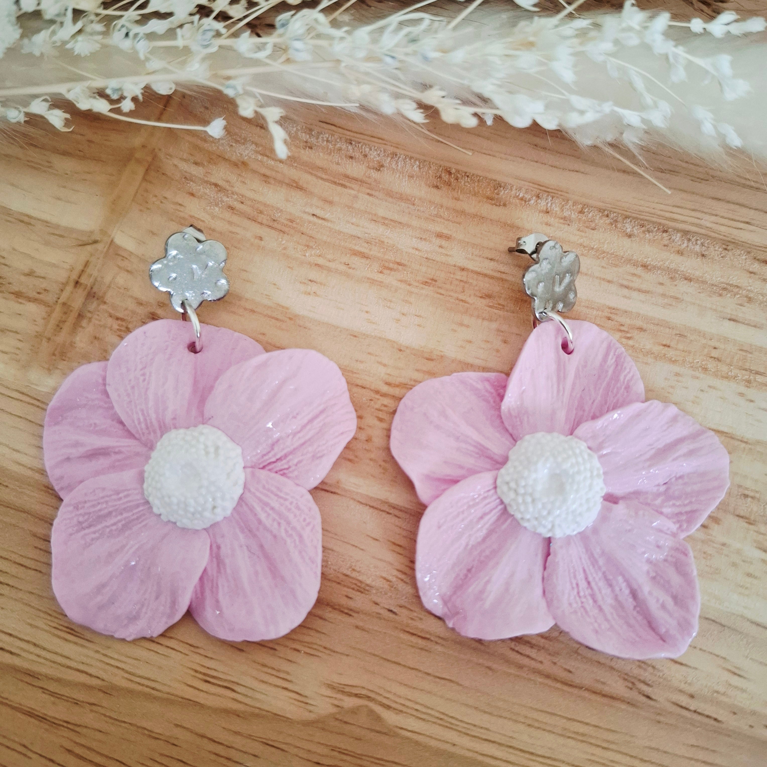 Boucles Fleurs Sculptées