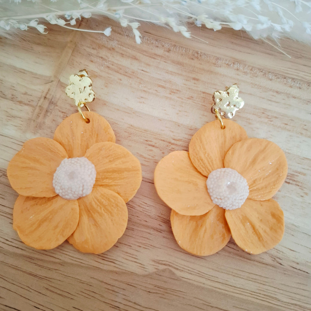 Boucles Fleurs Sculptées