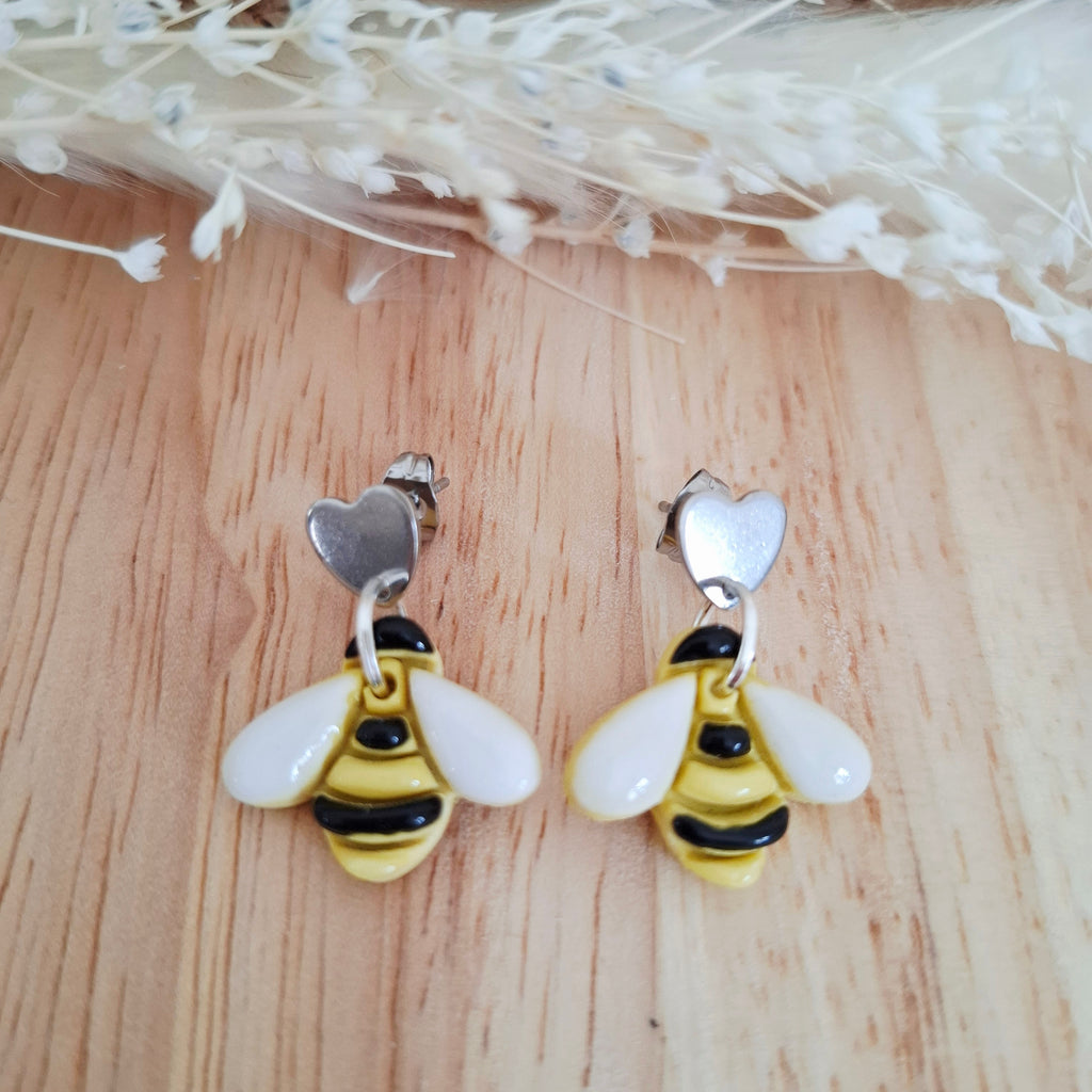 Boucles d'oreilles Abeilles