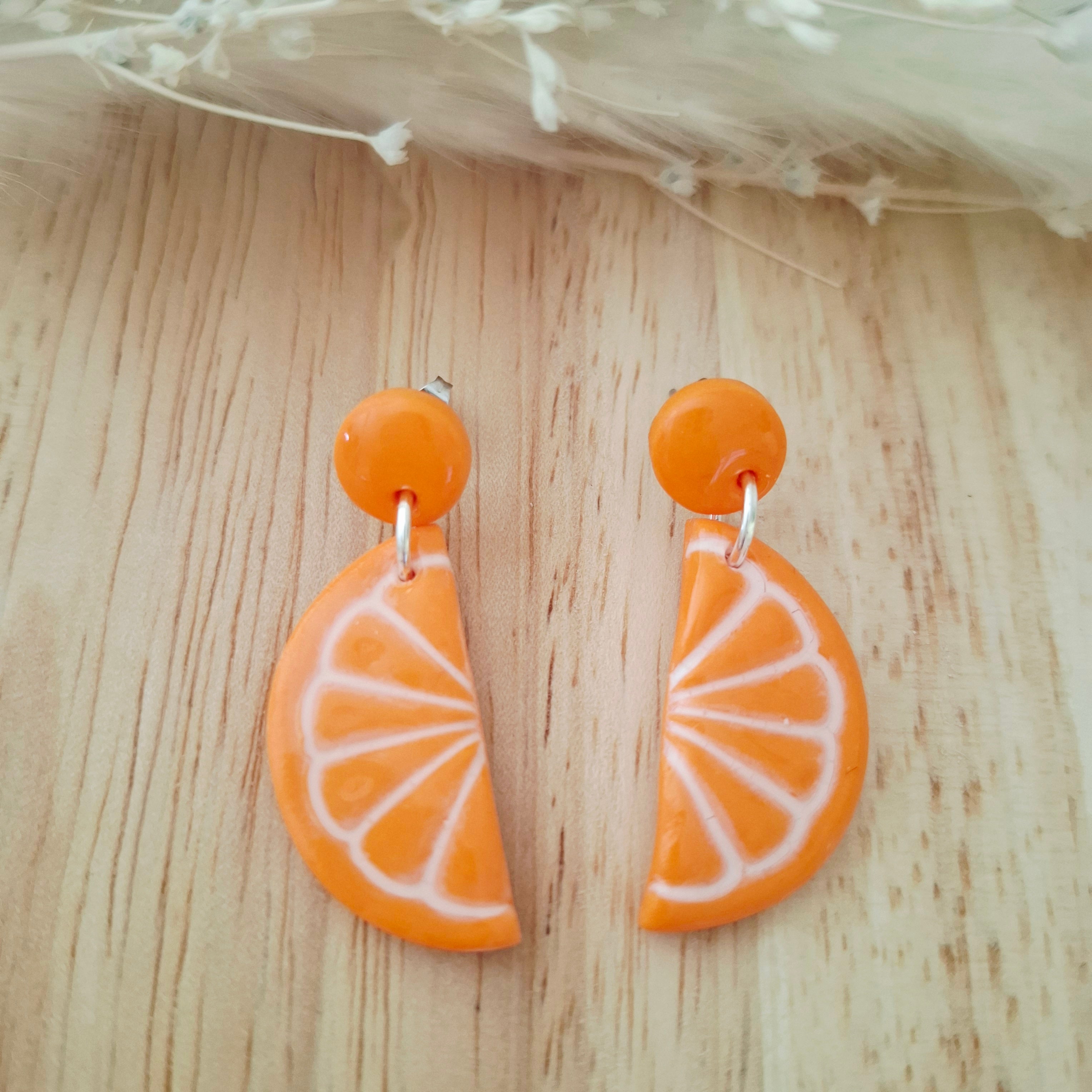 Boucles d'oreilles Eclat d'agrume