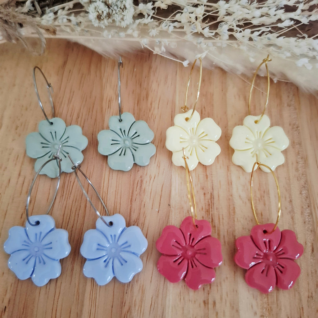 Boucles d'oreilles Flora