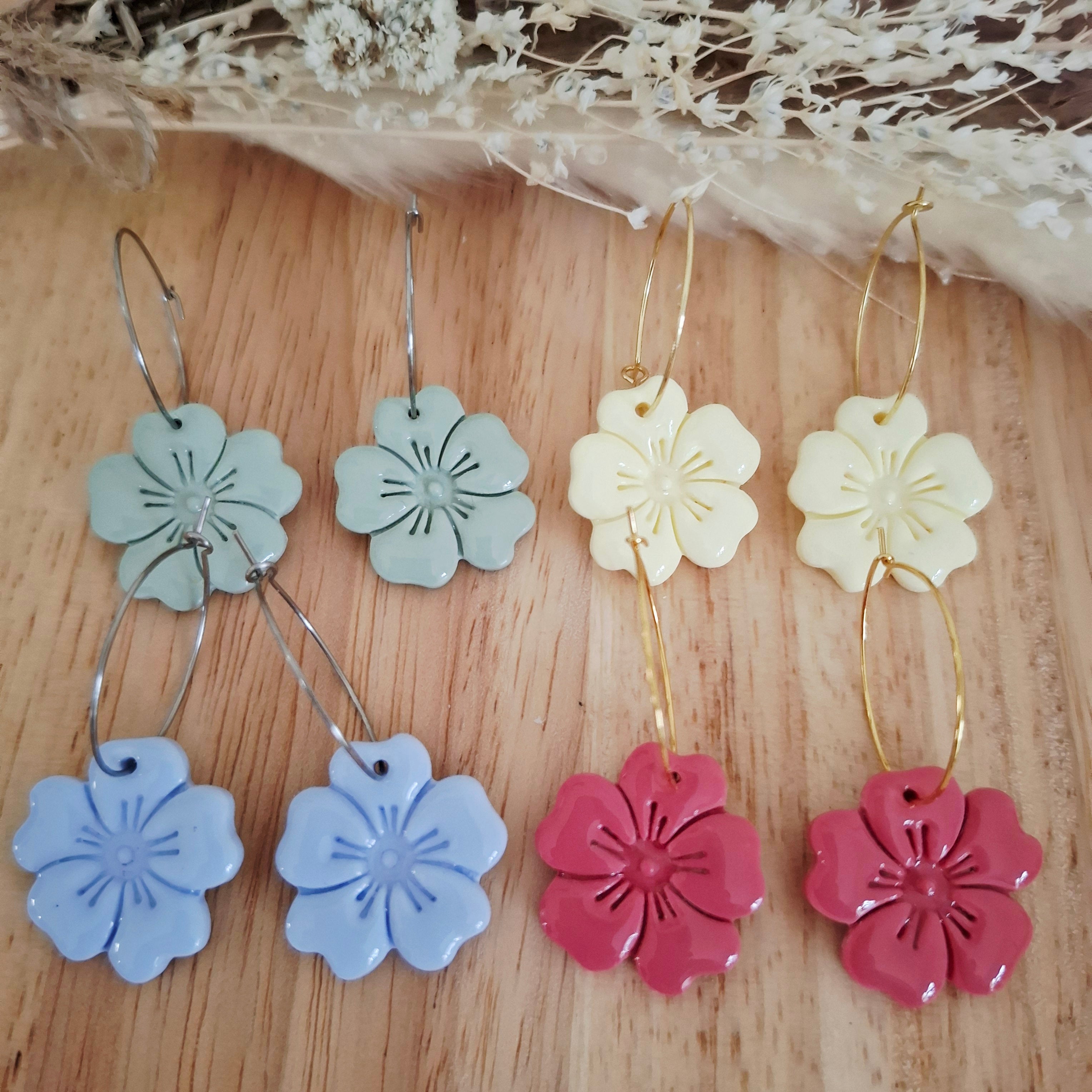 Boucles d'oreilles Flora