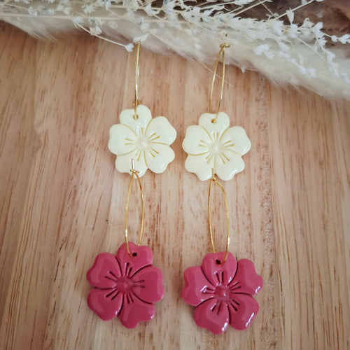 Boucles d'oreilles Flora