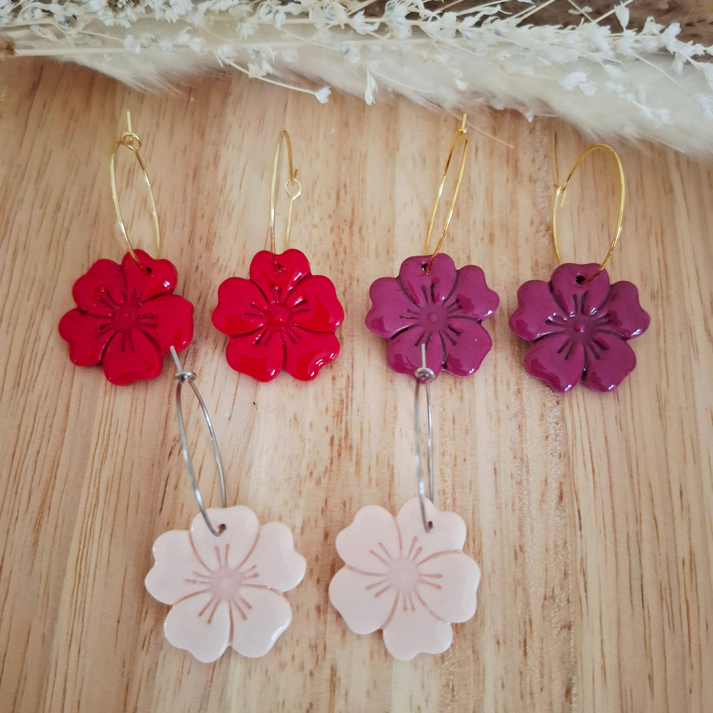 Boucles d'oreilles Flora