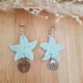 Boucles d'oreilles Etoiles  des Lagons