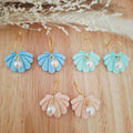 Boucles d'oreilles Coquillage et perle