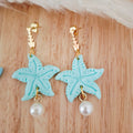Boucles d'oreilles Etoile perlée