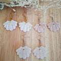 Boucles pendantes coquillage