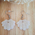 Boucles pendantes coquillage