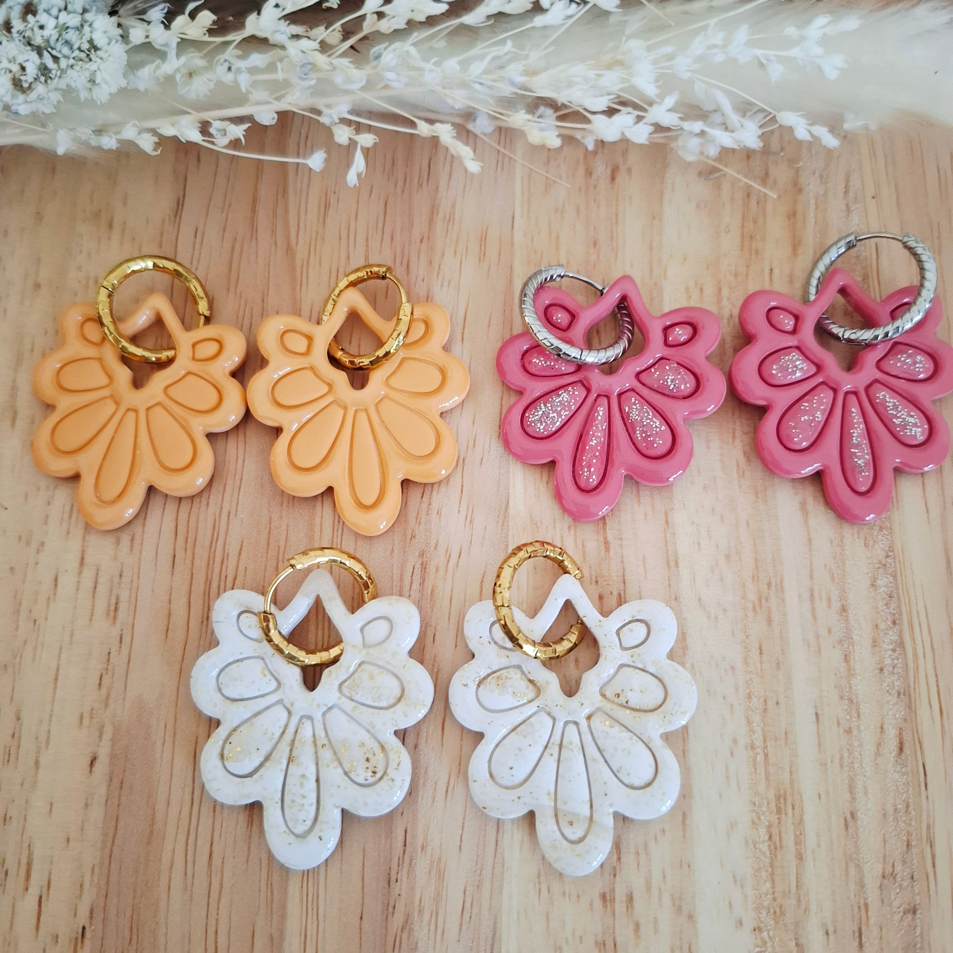 Boucles Fleurs d'Eclat