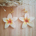 Boucles d'oreilles Plumeria