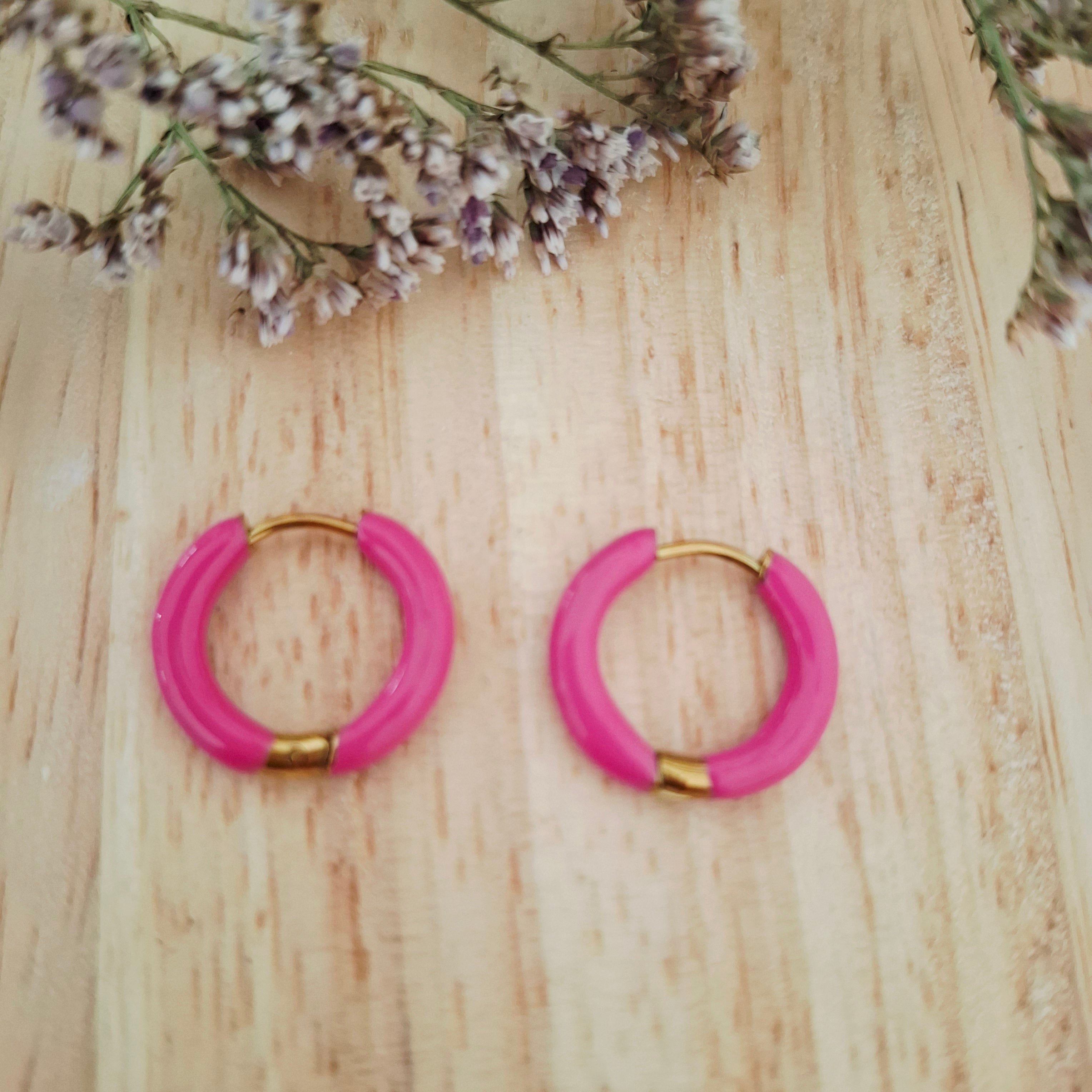 Créoles roses