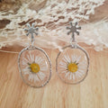 Boucles d'oreilles Pâquerettes
