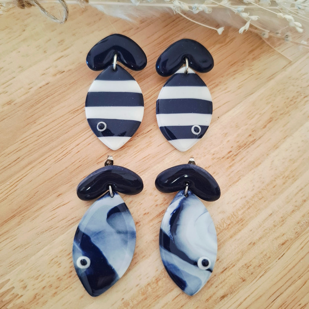 Boucles d'oreilles Poissons marins