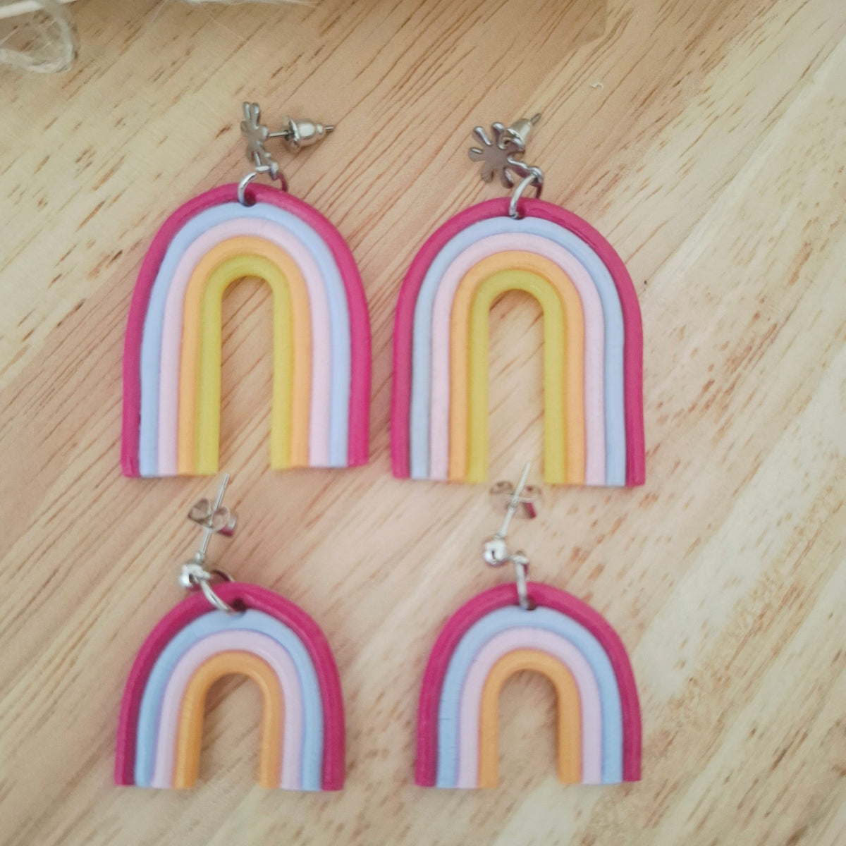 Boucles d'oreilles Arc-en-ciel