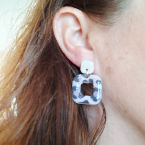 Boucles d'oreilles Carré Aurore