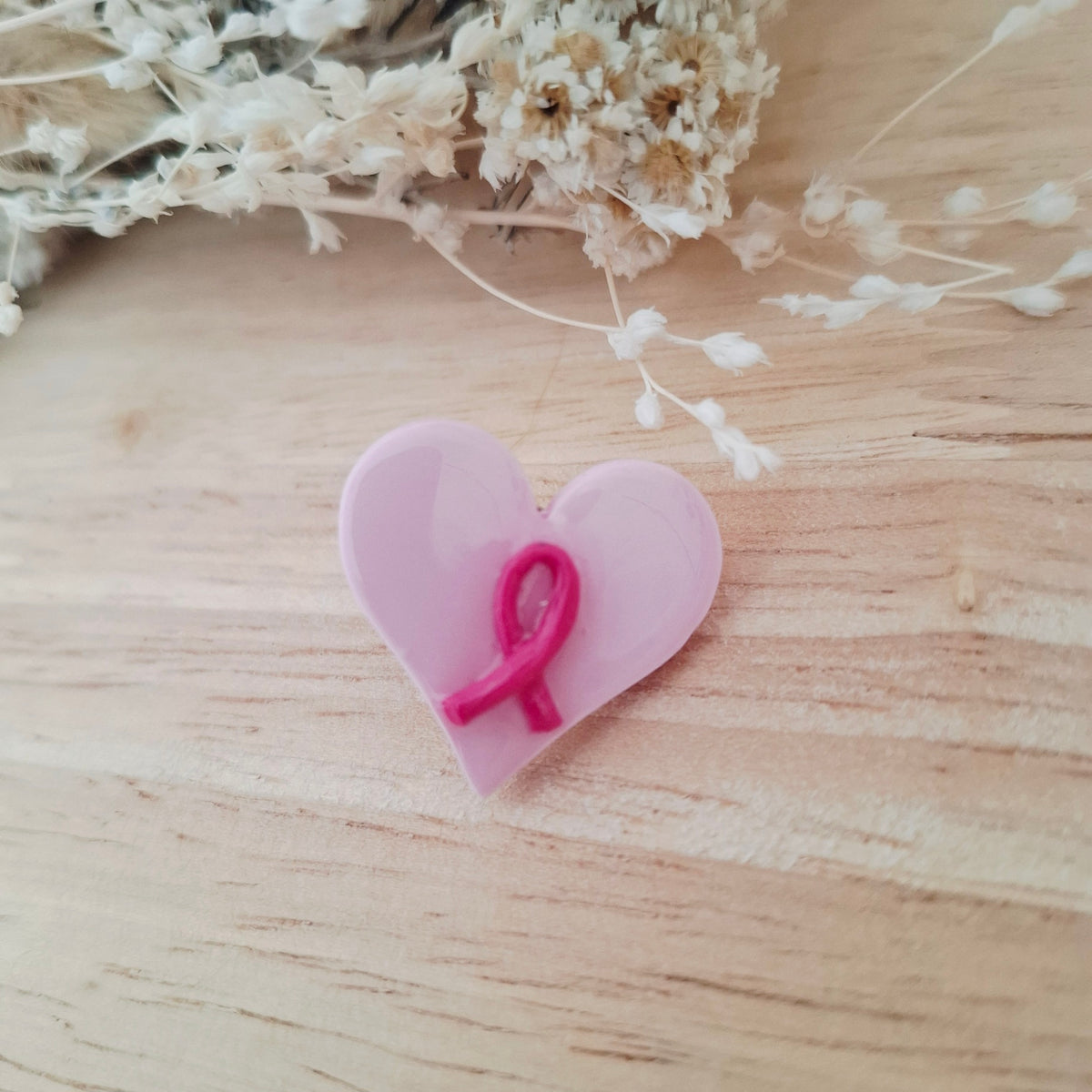 Pins Ruban rose