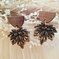 Boucles d'oreilles feuilles automnales